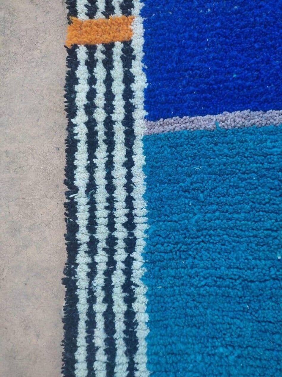 Handmade wool rug 150x250 cm, multicolor, Morocco - 208027