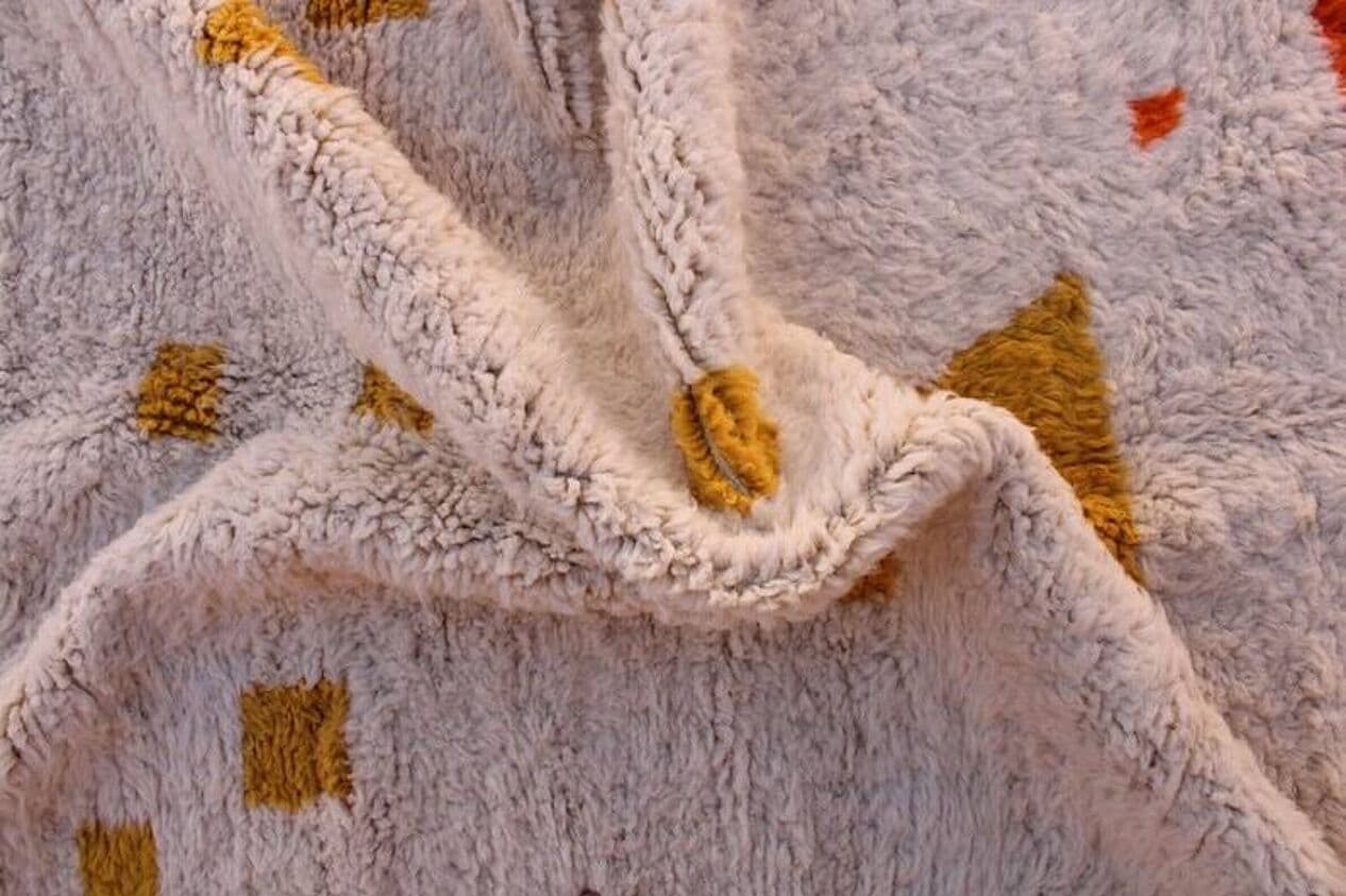 Handwoven rug 150x250 cm, wool, multicolour, Morocco - 207959