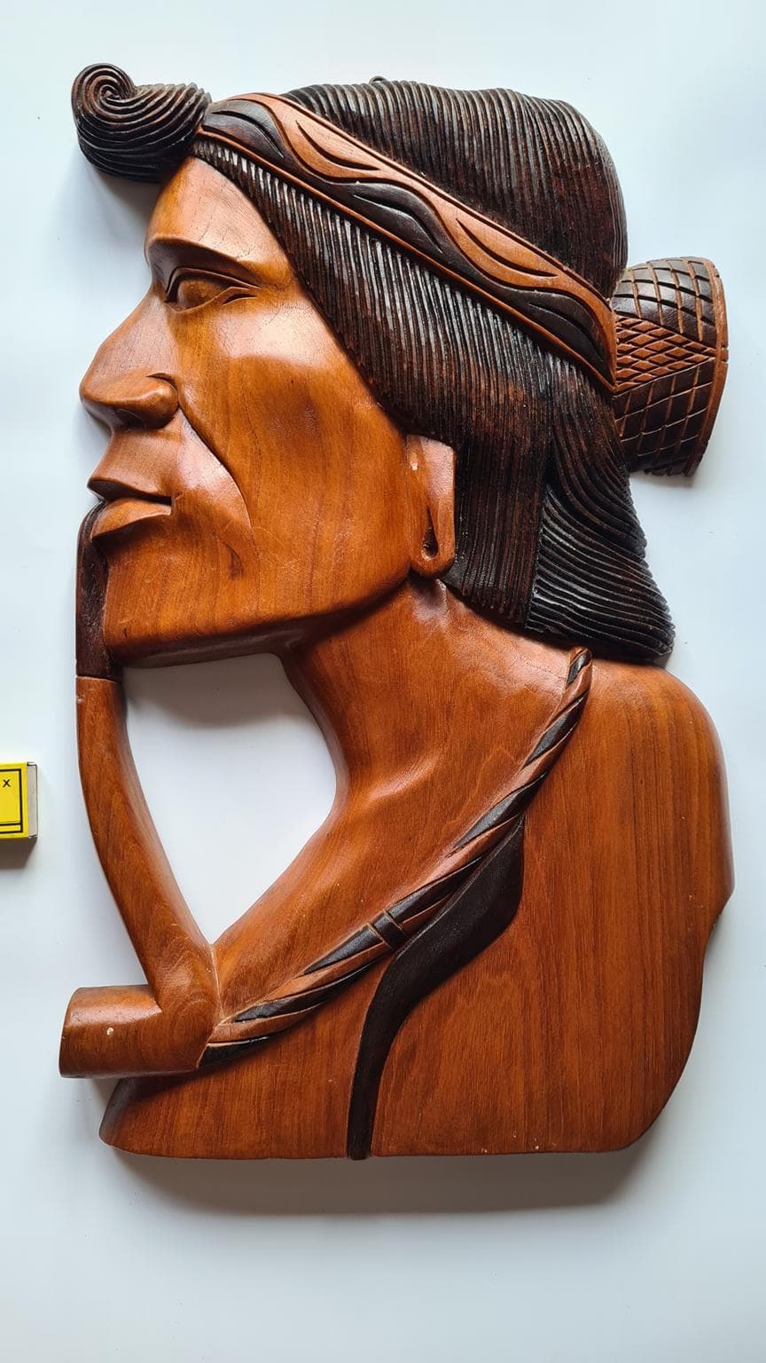 Duże rzeźby ścienne z lat 70. XX wieku, zestaw 2 sztuk., zestaw 2 sztuk - 207473