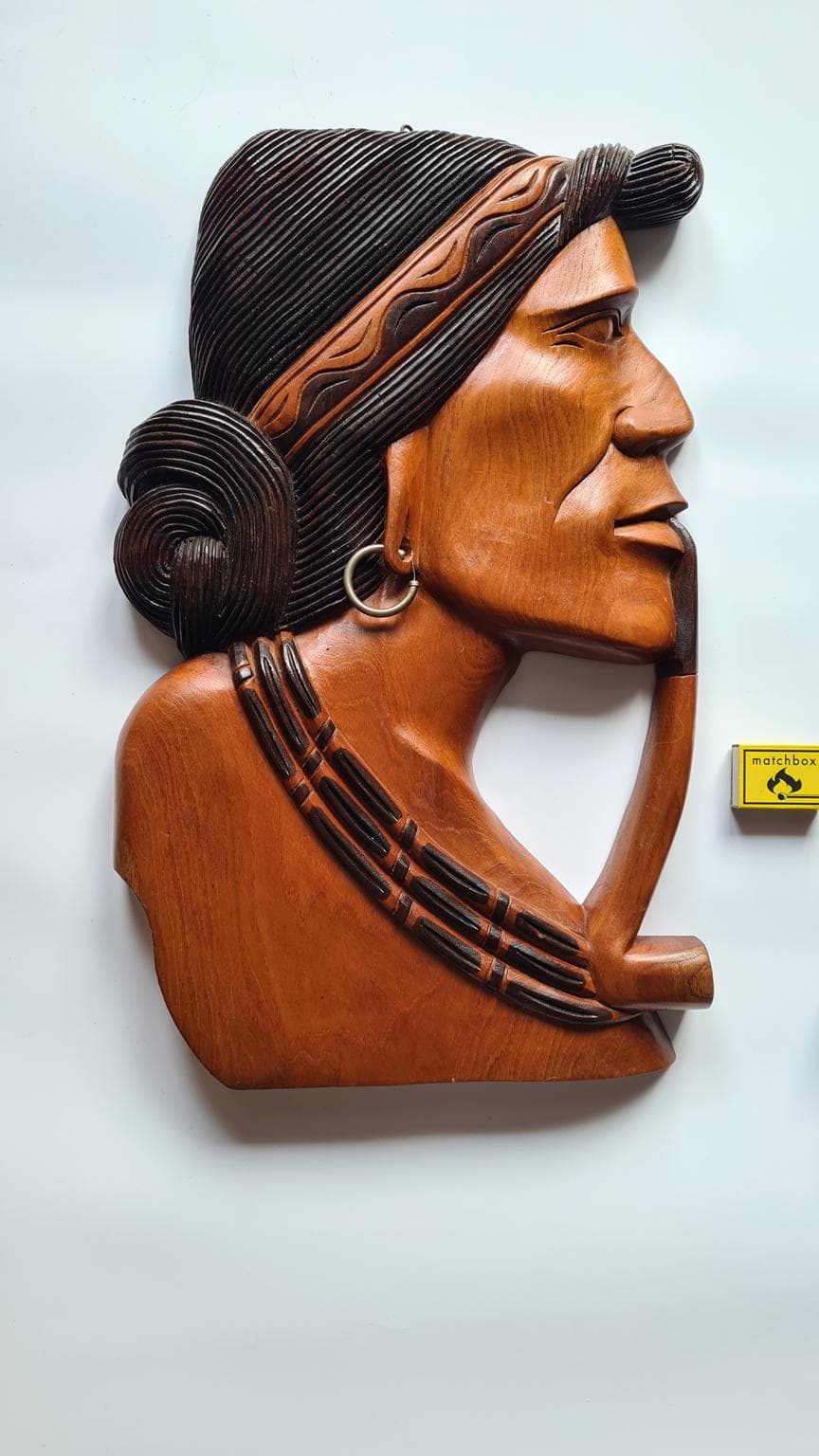 Duże rzeźby ścienne z lat 70. XX wieku, zestaw 2 sztuk., zestaw 2 sztuk - 207474