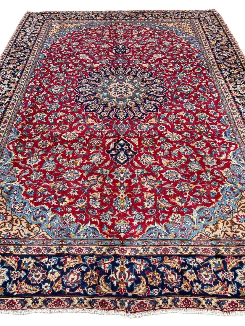 Dywan Keshan 380x290 cm, multikolor, wełna, Iran