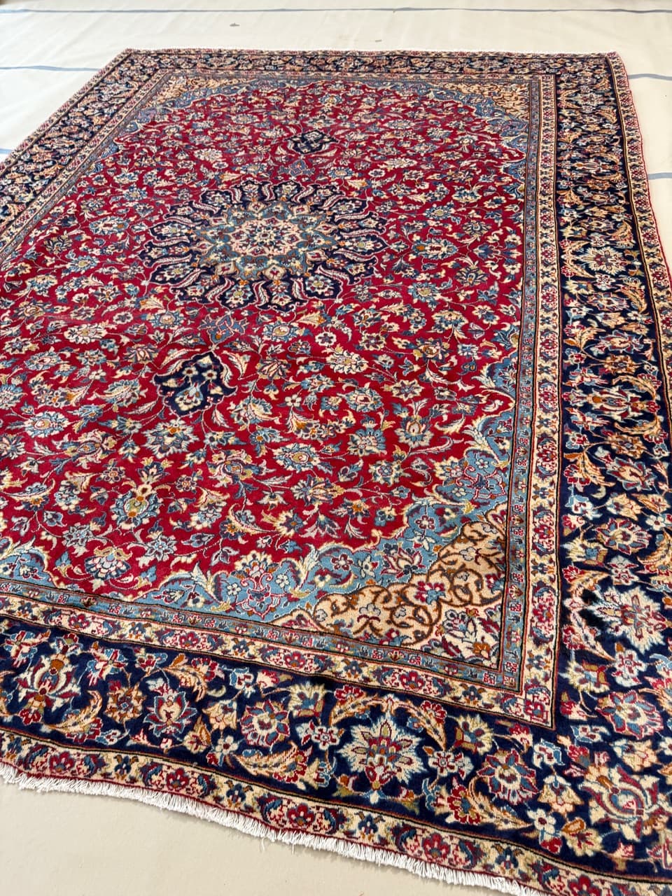 Rug Keshan 380x290 cm, multicolor wool, Iran - 207557