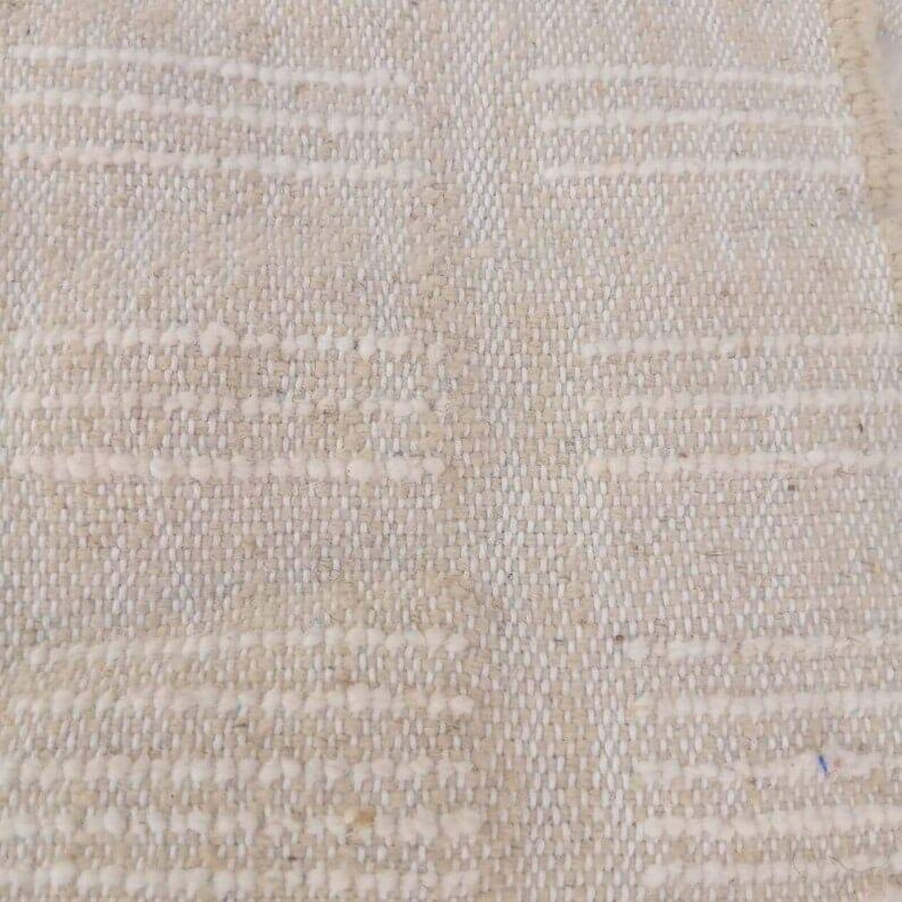 Handwoven rug 100x200 cm, wool, beige, Morocco - 209150