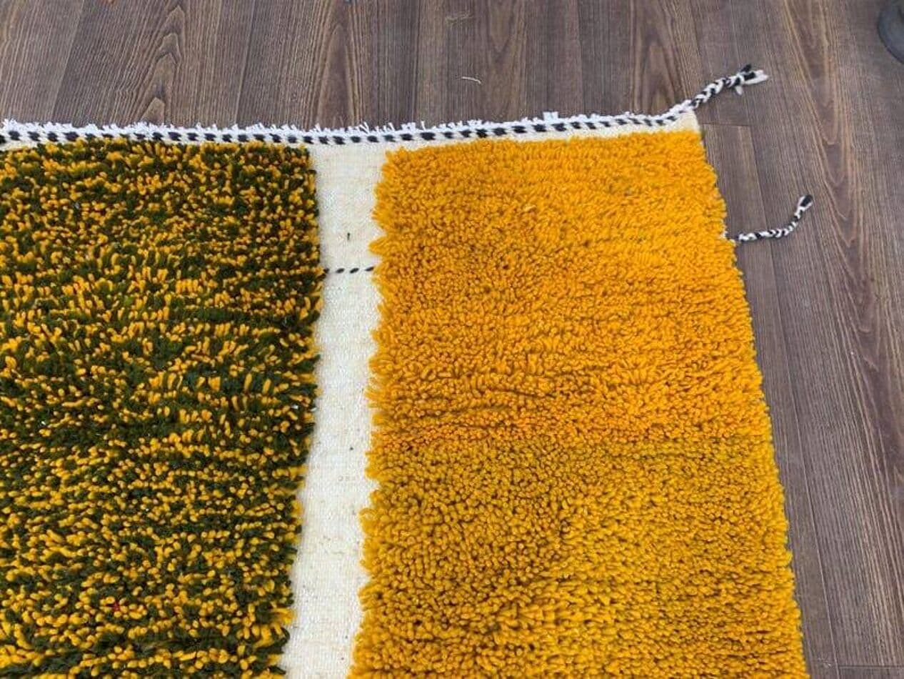 Handwoven rug 200x300 cm, wool, multicolour, Morocco - 209129