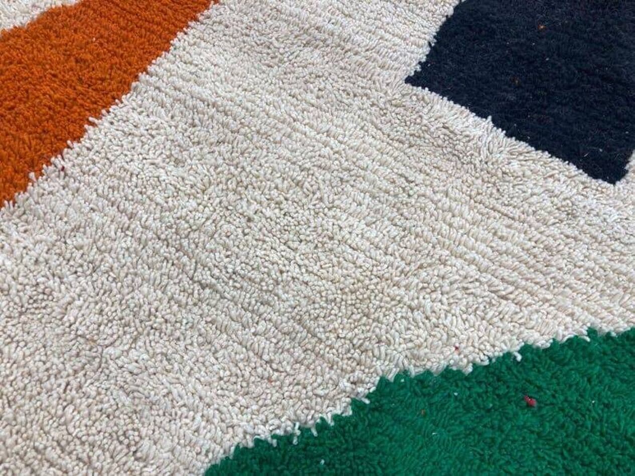 Handwoven rug 150x250 cm, wool, multicolor, Morocco - 209114