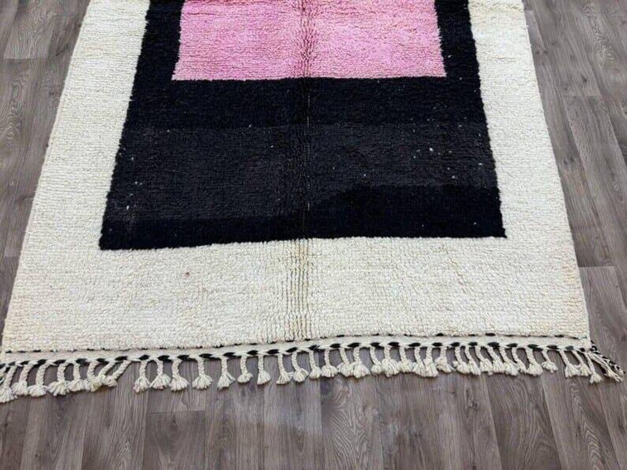 Handwoven rug 140x260 cm, wool, multicolor, Morocco - 209085