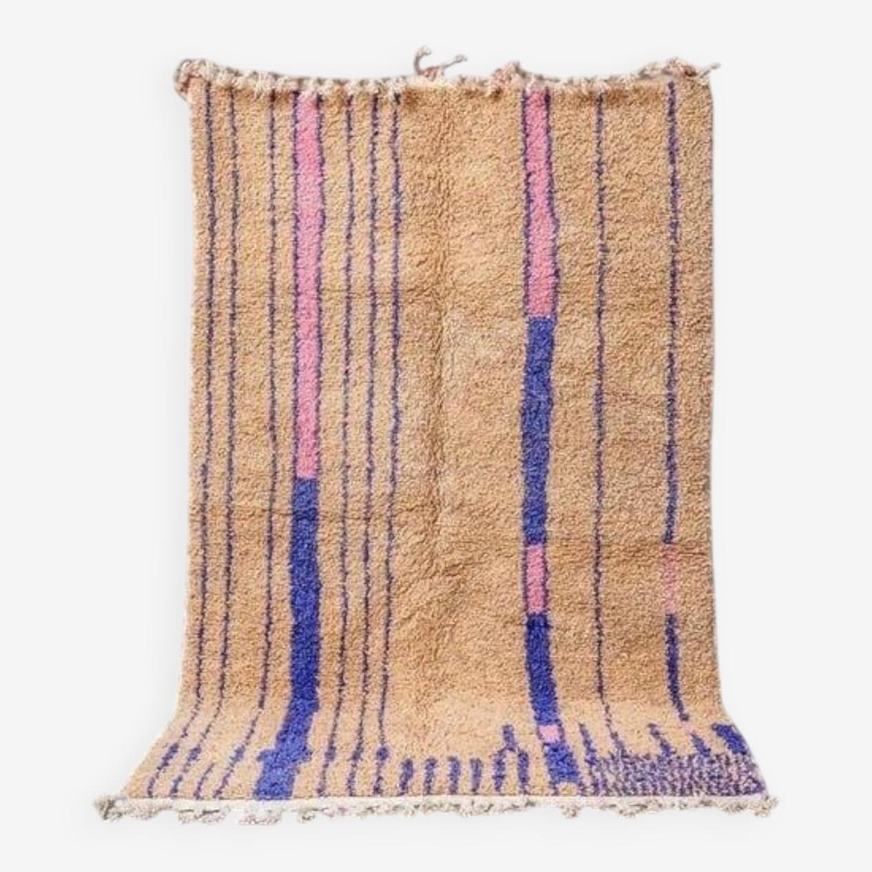 Ręcznie tkany dywan 240x160 cm, wełna, multikolor, Maroko - 208944