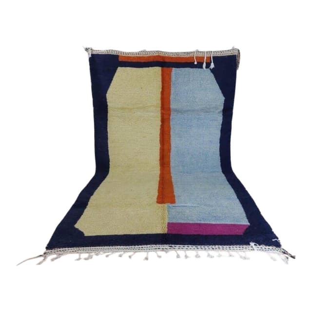 Ręcznie tkany dywan 200x250 cm, wełna, multikolor, Maroko - WYMIARY