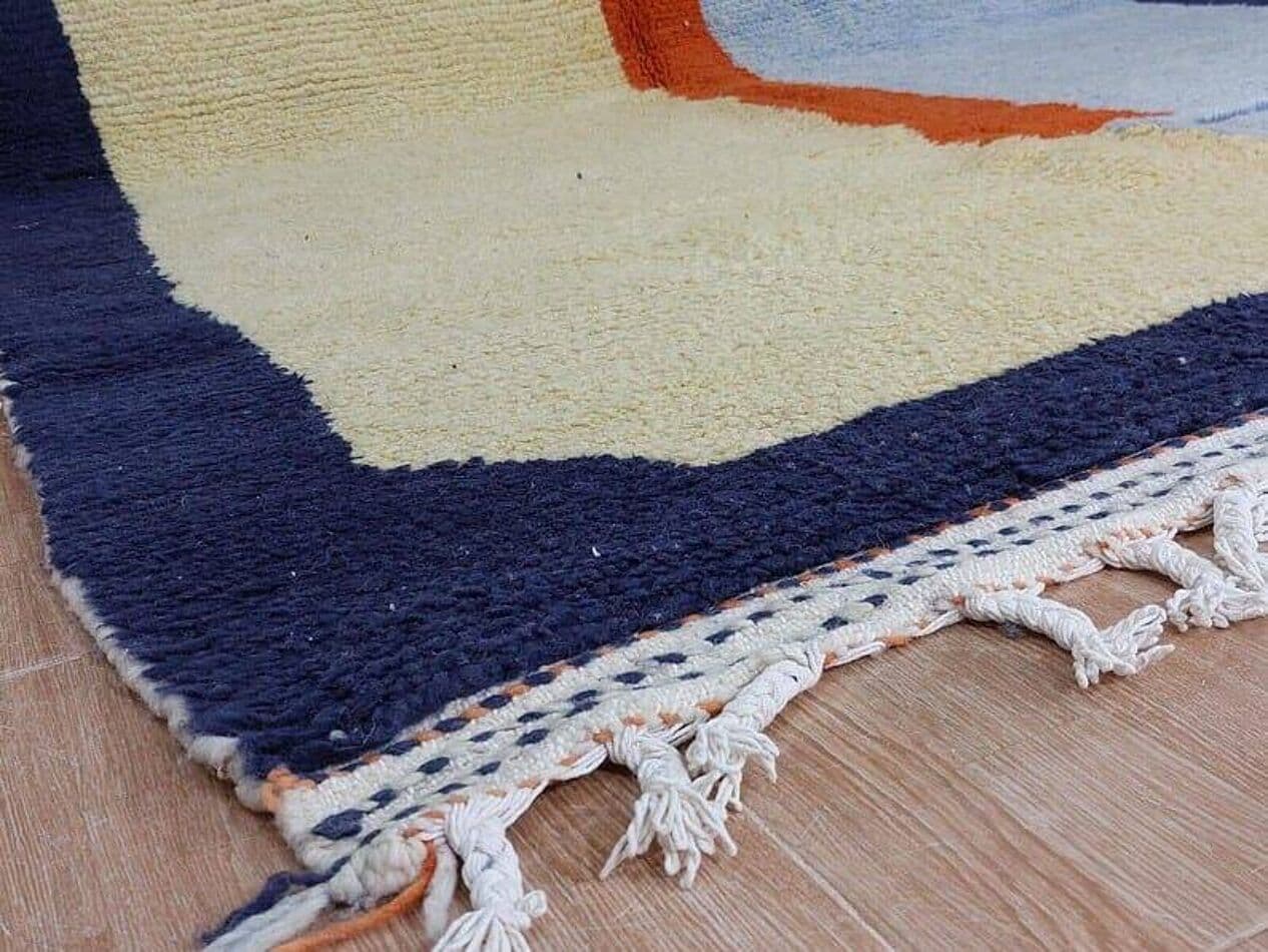 Ręcznie tkany dywan 200x250 cm, wełna, multikolor, Maroko - 208934