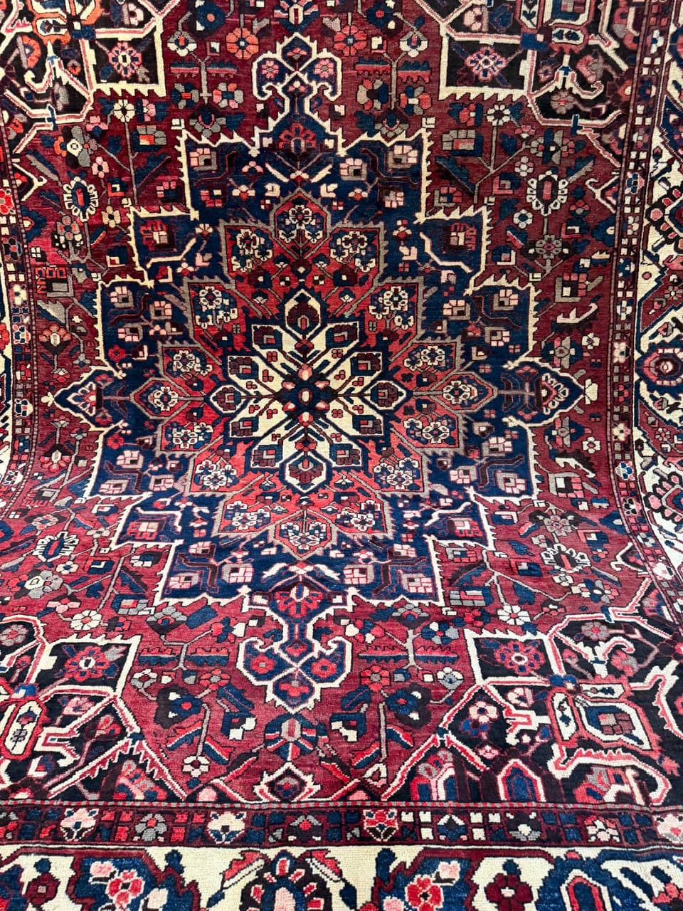 Dywan perski Bahtiari 380x300 cm, multikolor, wełna, Iran - 208420