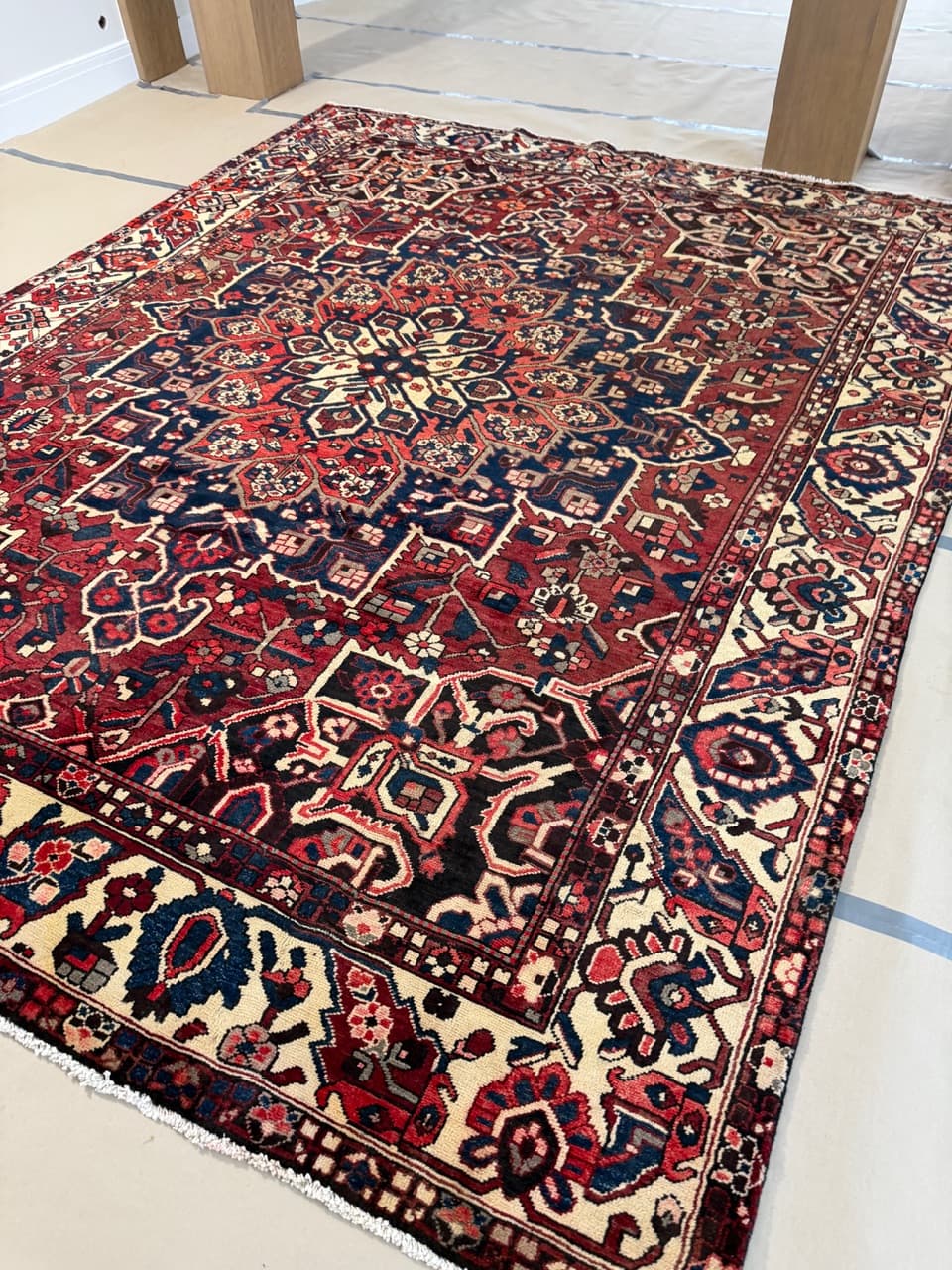 Dywan perski Bahtiari 380x300 cm, multikolor, wełna, Iran - 208415