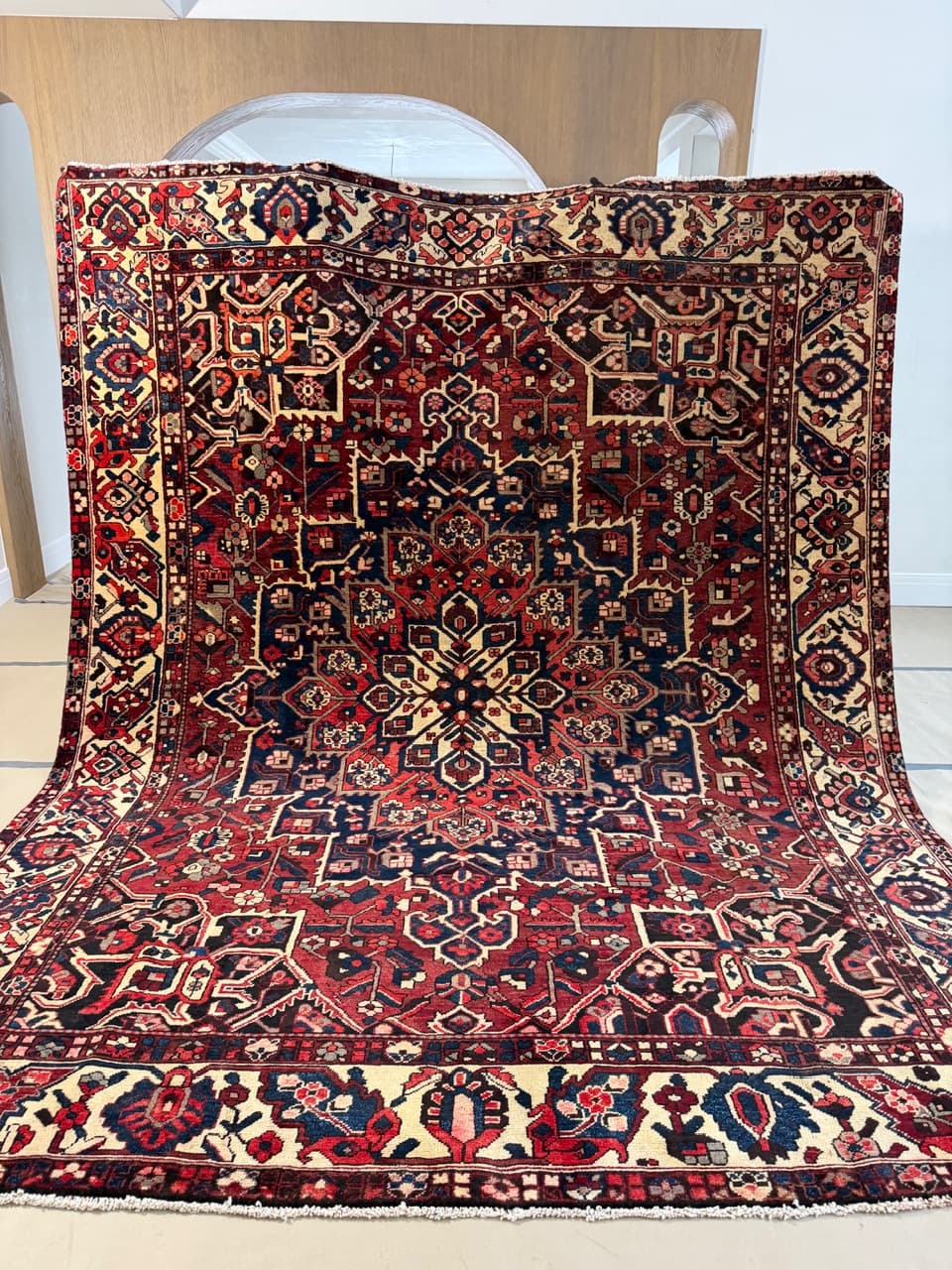 Dywan perski Bahtiari 380x300 cm, multikolor, wełna, Iran - 208408