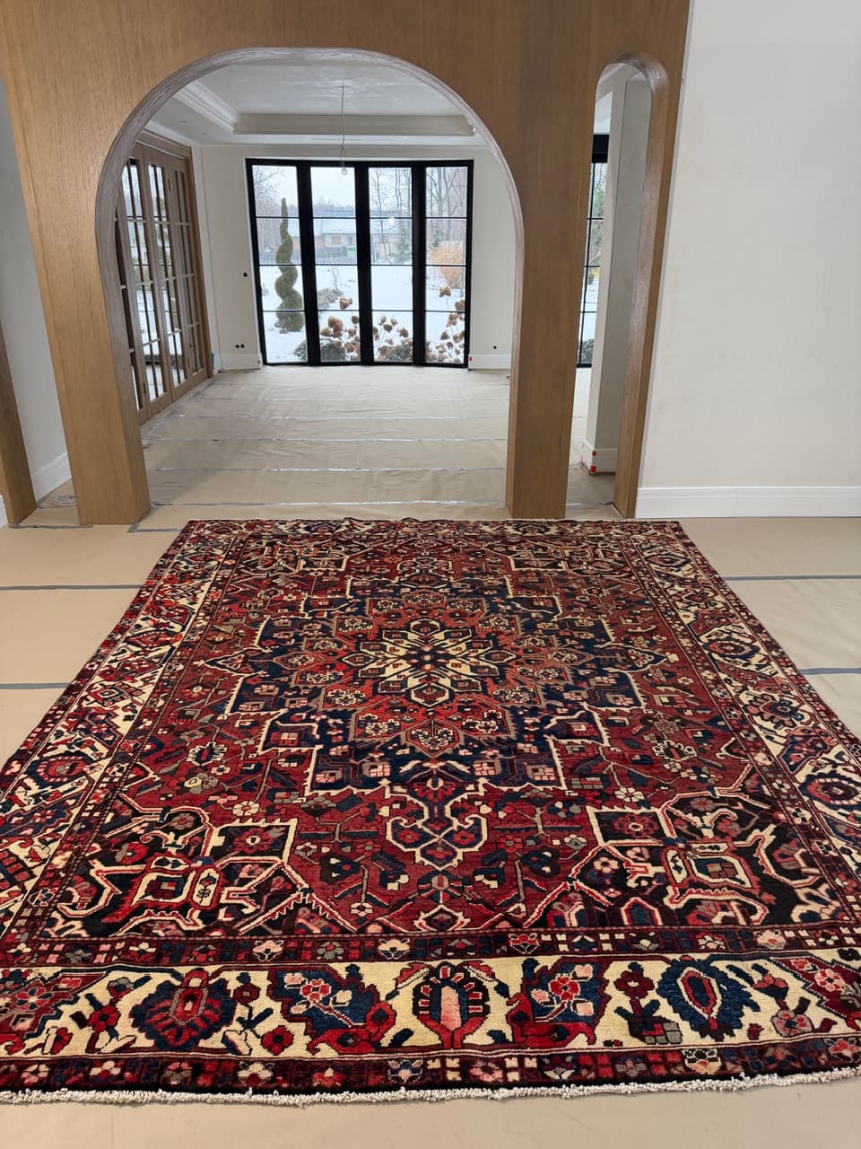 Dywan perski Bahtiari 380x300 cm, multikolor, wełna, Iran - 208414