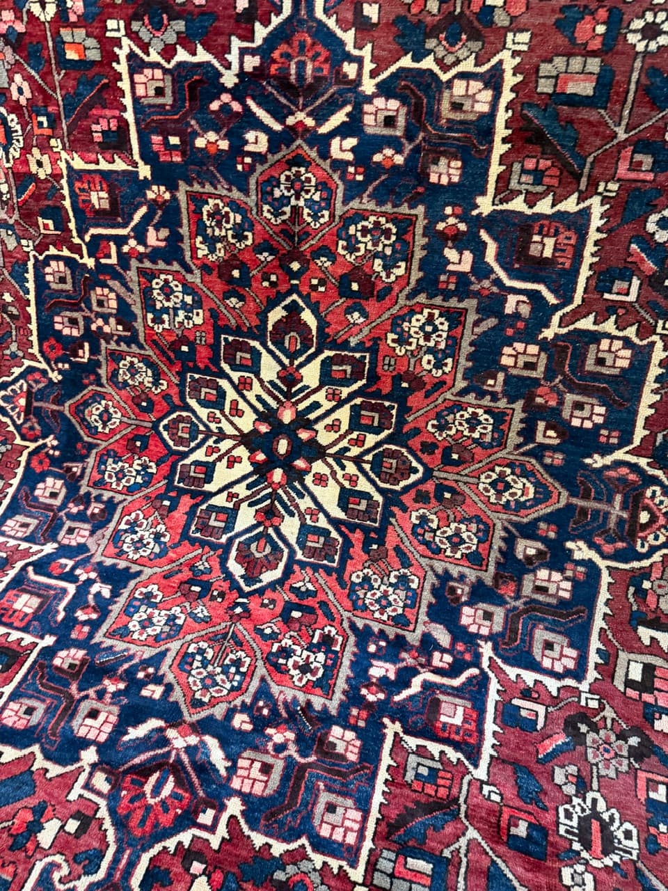 Dywan perski Bahtiari 380x300 cm, multikolor, wełna, Iran - 208421