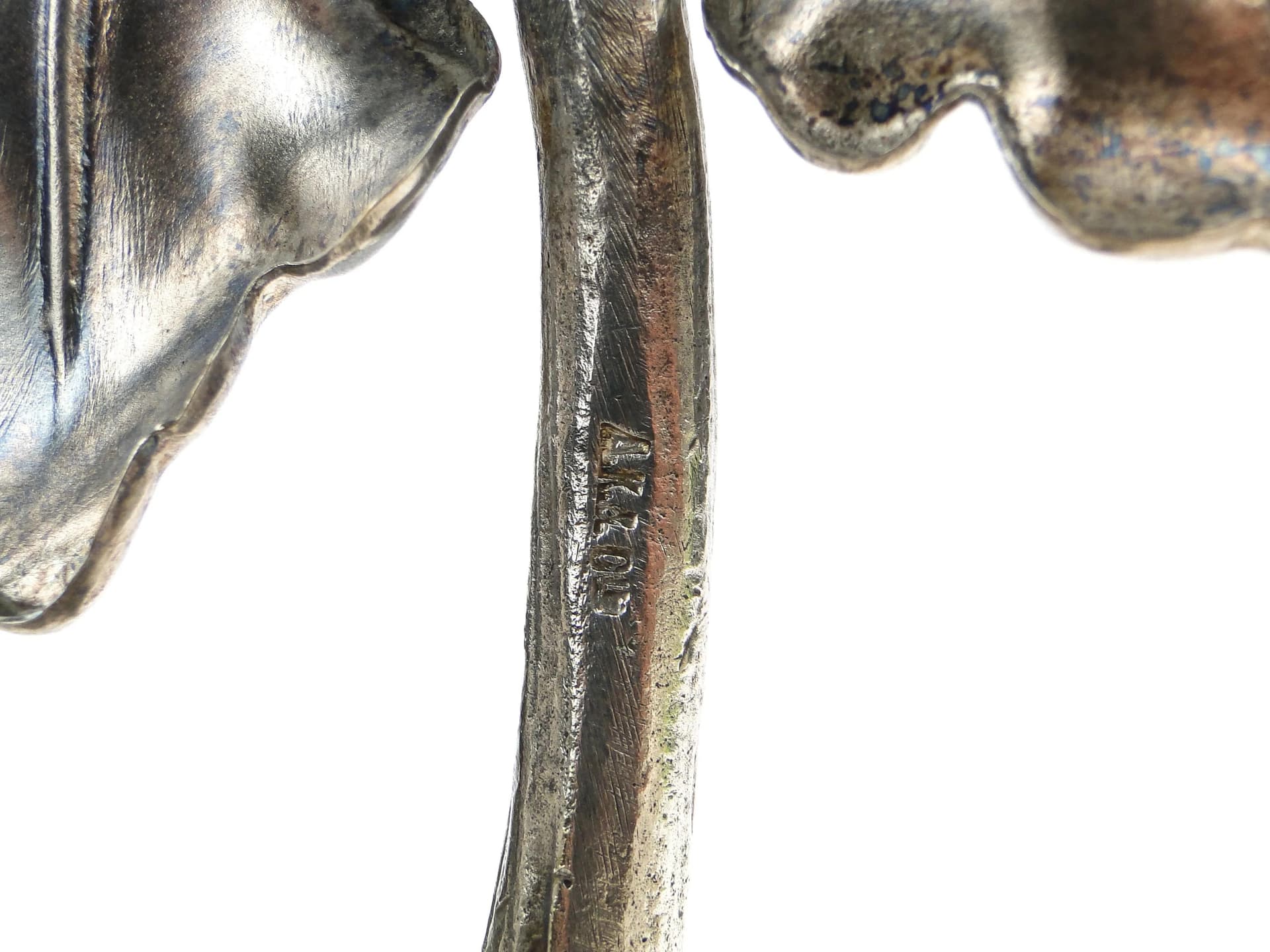 Art Nouveau Three-Part Centerpiece, silver brass, Albrecht Kohler, Austria, early 20th c. - 15148