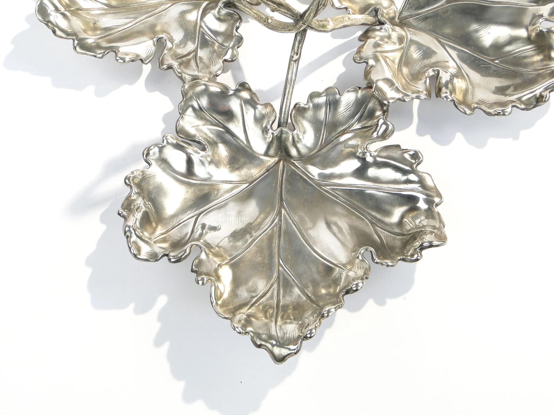 Art Nouveau Three-Part Centerpiece, silver brass, Albrecht Kohler, Austria, early 20th c. - 15144