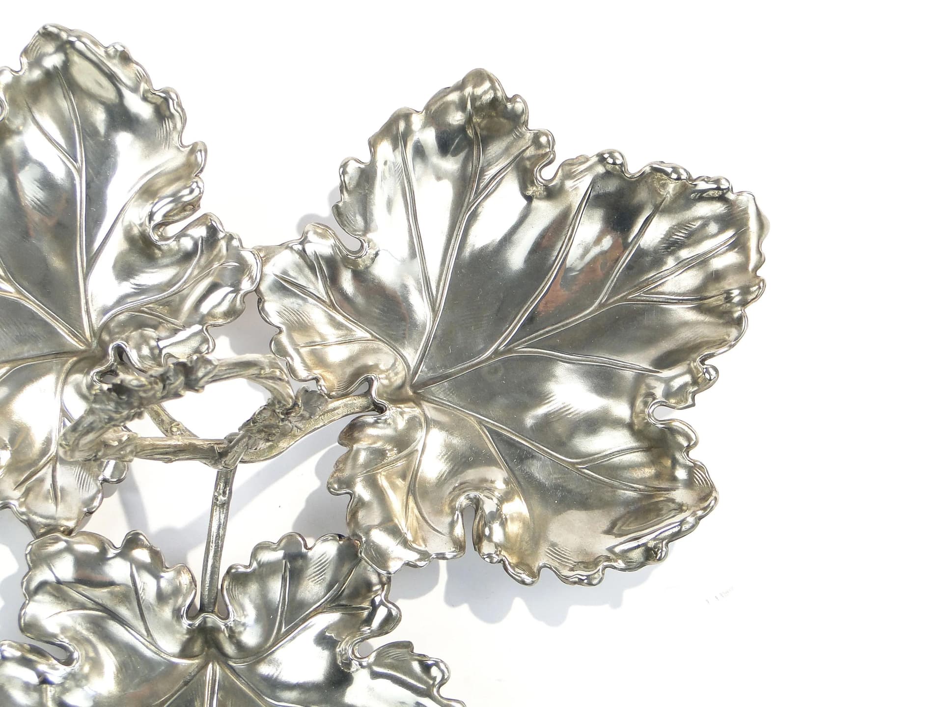 Art Nouveau Three-Part Centerpiece, silver brass, Albrecht Kohler, Austria, early 20th c. - 15145