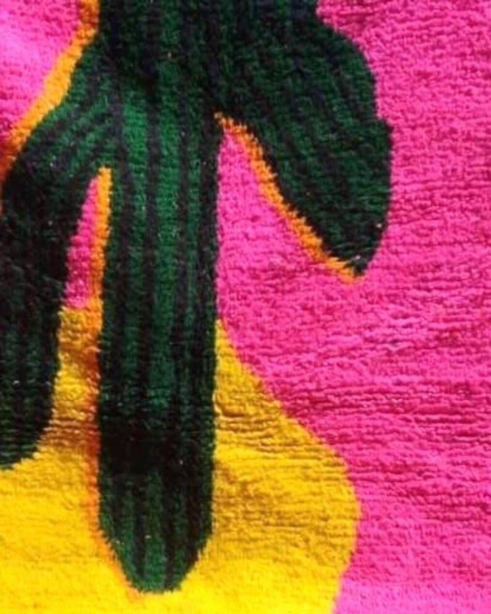 Ręcznie tkany dywan 100x200 cm, wełna, różowy, żółty, zielony, kremowy, Maroko - 208816