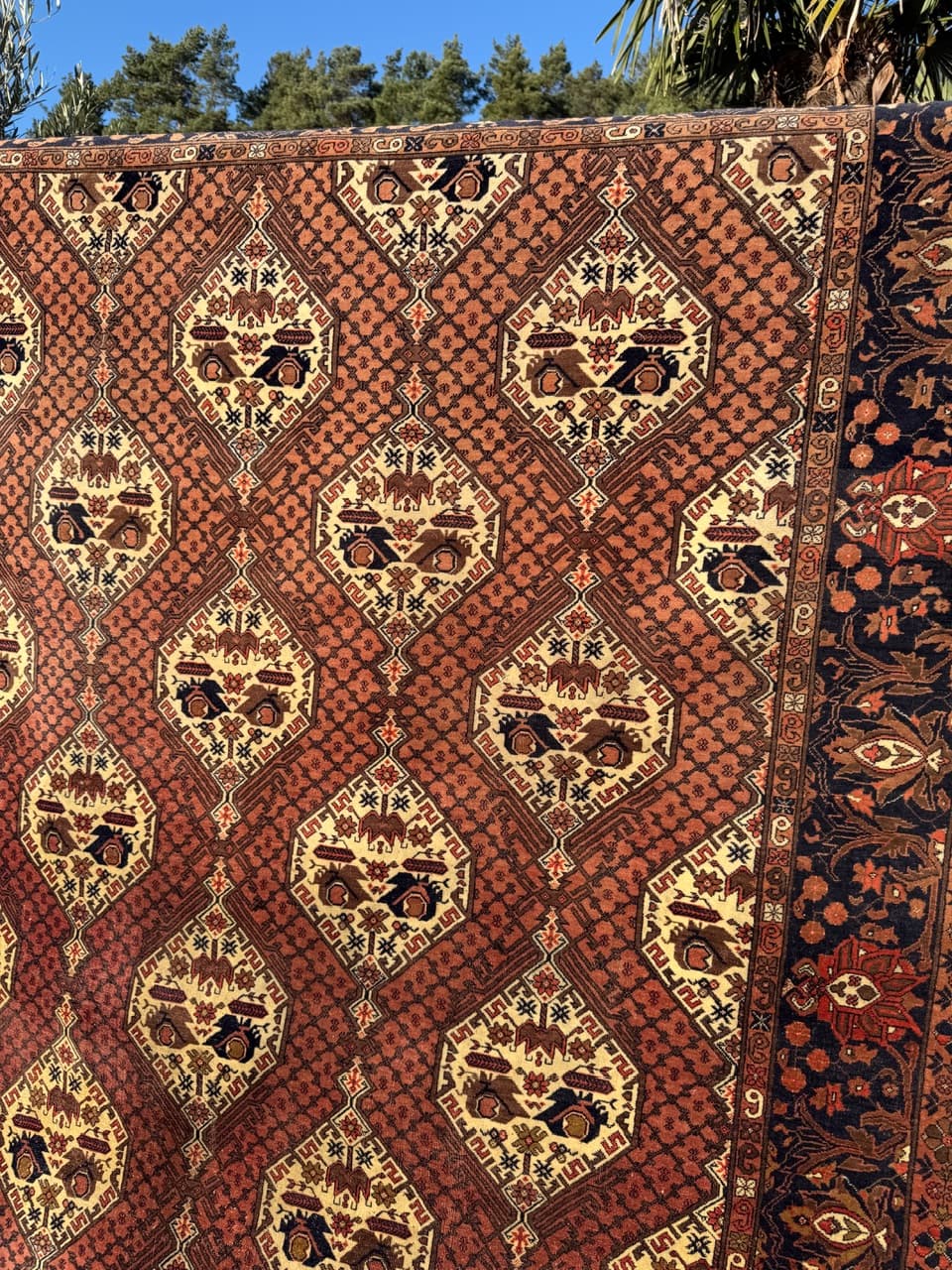 Dywan Kazak, 290x192 cm, czerwony, wełna, Turcja, lata 70. - 208460