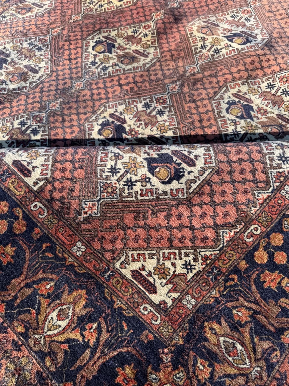 Dywan Kazak, 290x192 cm, czerwony, wełna, Turcja, lata 70. - 208456