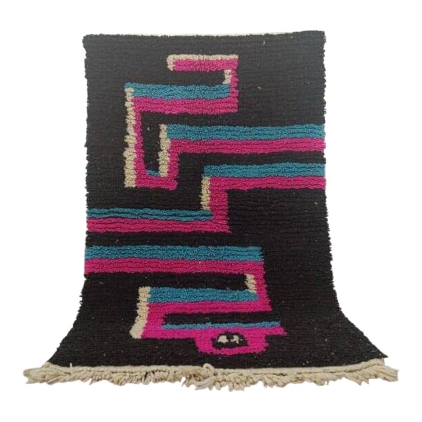 Ręcznie tkany dywan 240x150 cm, wełna, wielokolorowy, Maroko