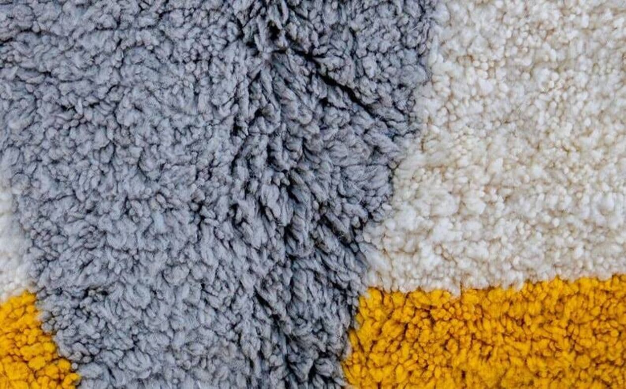 Ręcznie tkany dywan 100x200 cm, wełna, multikolor, Maroko - 208731