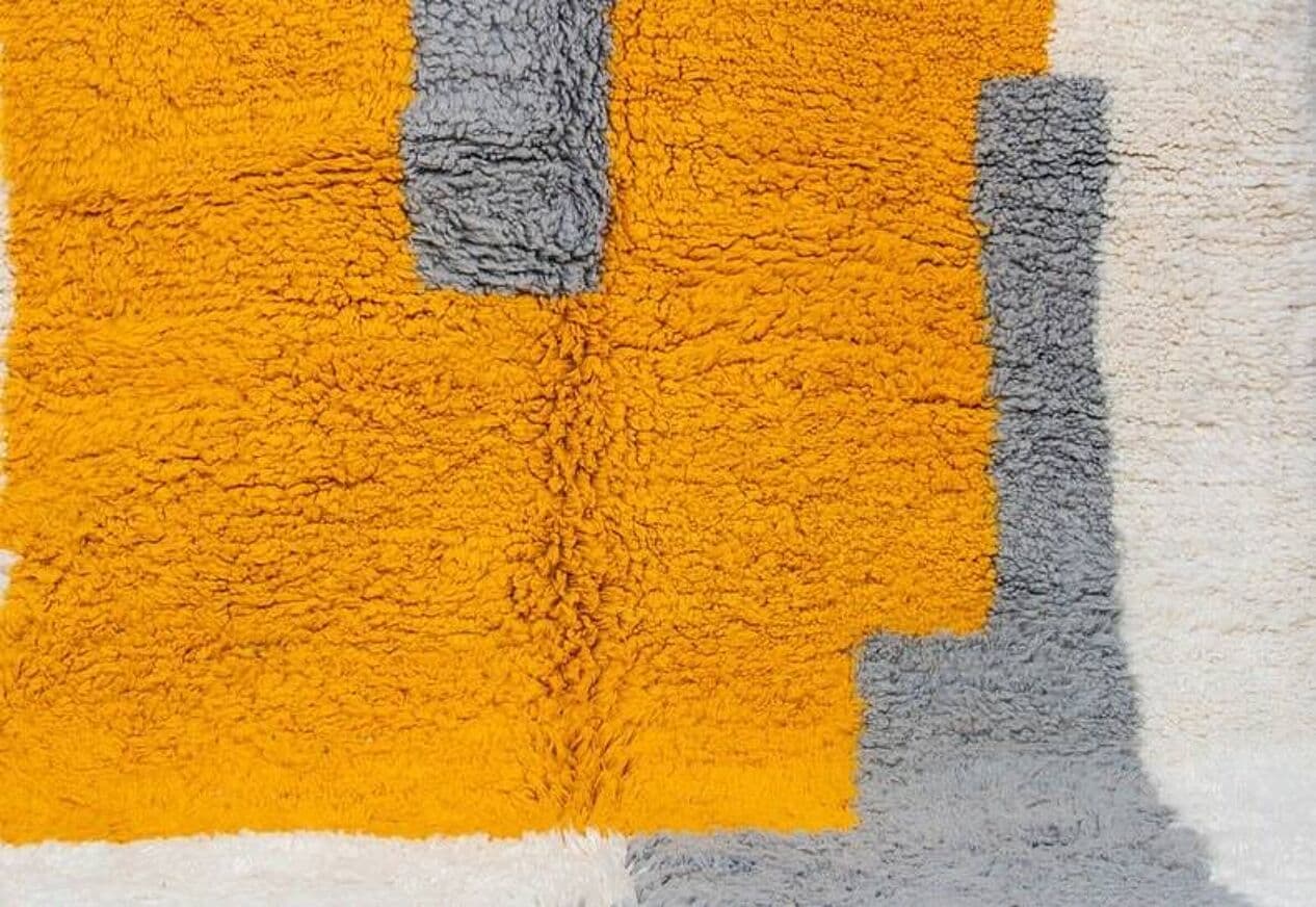 Ręcznie tkany dywan 100x200 cm, wełna, multikolor, Maroko - 208728