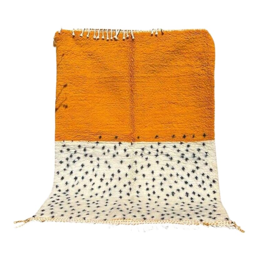 Ręcznie tkany dywan 100x200 cm, wełna, multikolor, Maroko