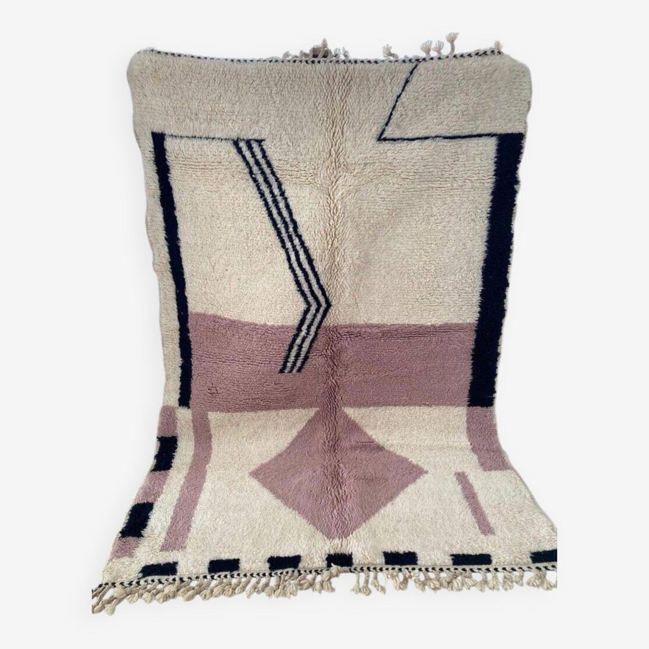 Ręcznie tkany dywan 150x250 cm, wełna, multikolor, Maroko - 208578