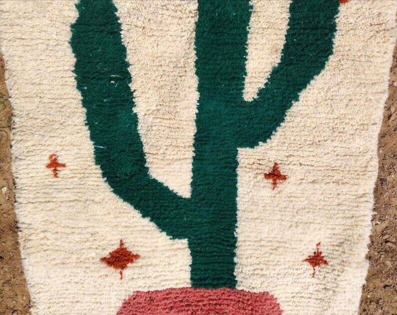 Ręcznie tkany dywan 200x300 cm, wełna, wielokolorowy, Maroko - 209190