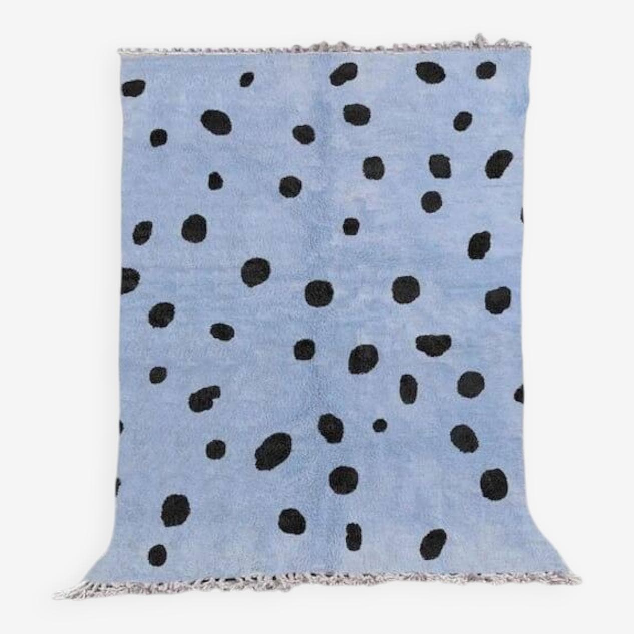 Ręcznie tkany dywan 200x300 cm, wełna, multikolor, Maroko - 209566