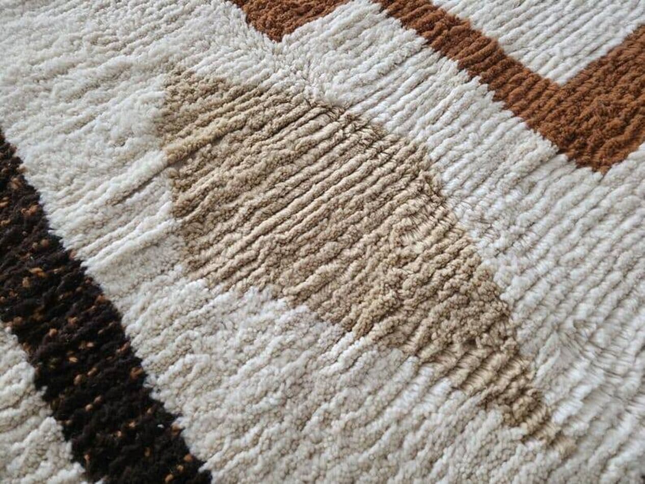 Ręcznie tkany dywan 200x300 cm, wełna, multikolor, Maroko - 209522