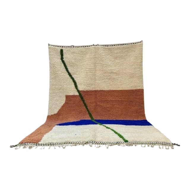 Ręcznie tkany dywan 200x300 cm, wełna, multikolor, Maroko - WYMIARY