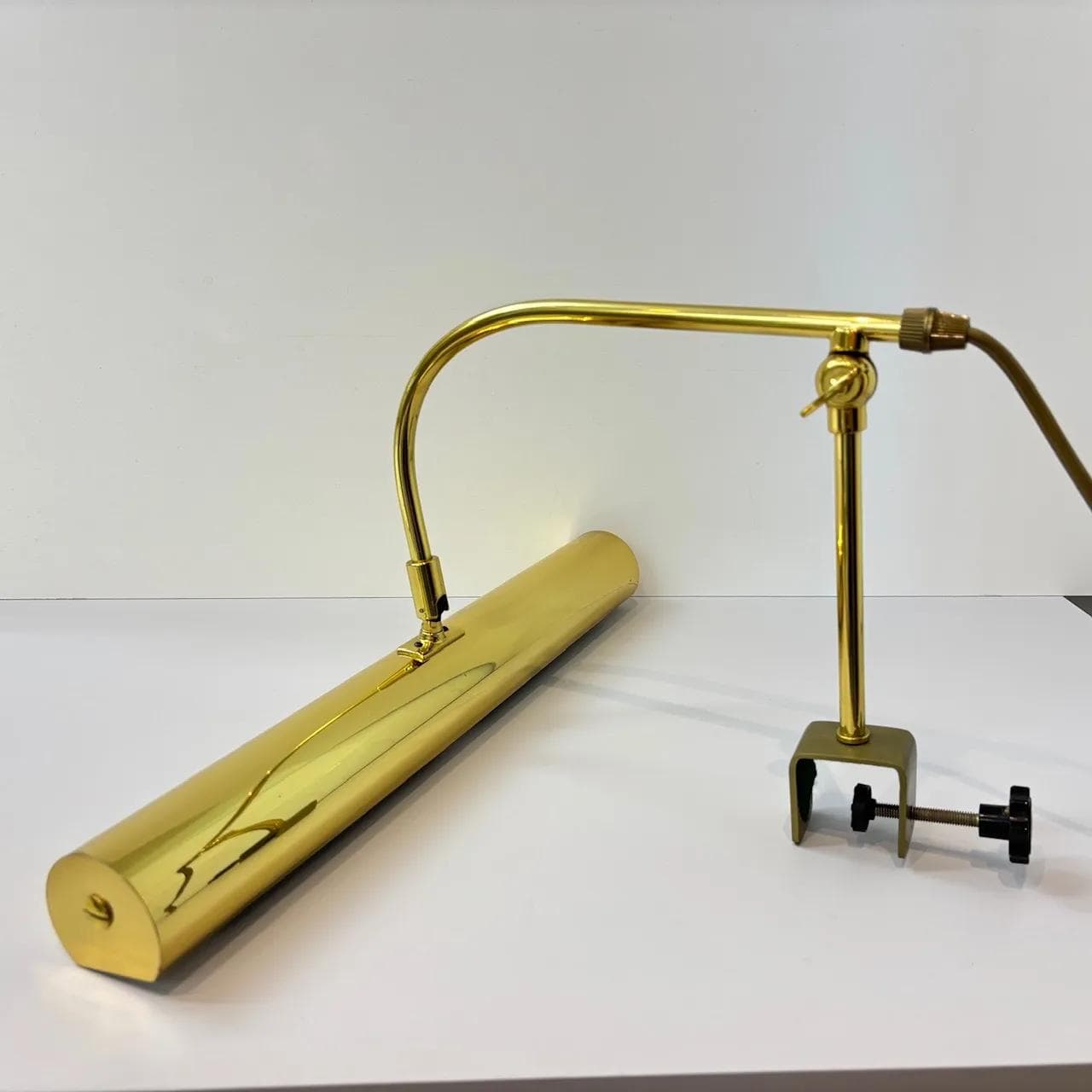 Kinkiet N-Licht, złoty, mosiądz, Niemcy, lata 70. - 15315