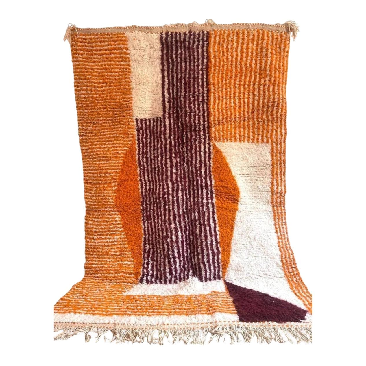 Ręcznie tkany dywan 150x250 cm, wełna, multikolor, Maroko