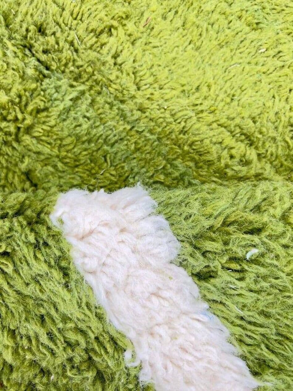 Ręcznie tkany dywan 150x250 cm, wełna, zielony, Maroko - 209590