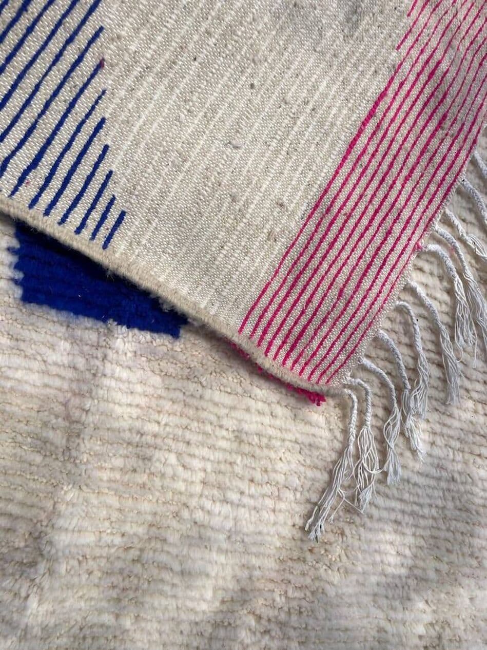 Ręcznie tkany dywan 200x300 cm, wełna, multikolor, Maroko - 209919