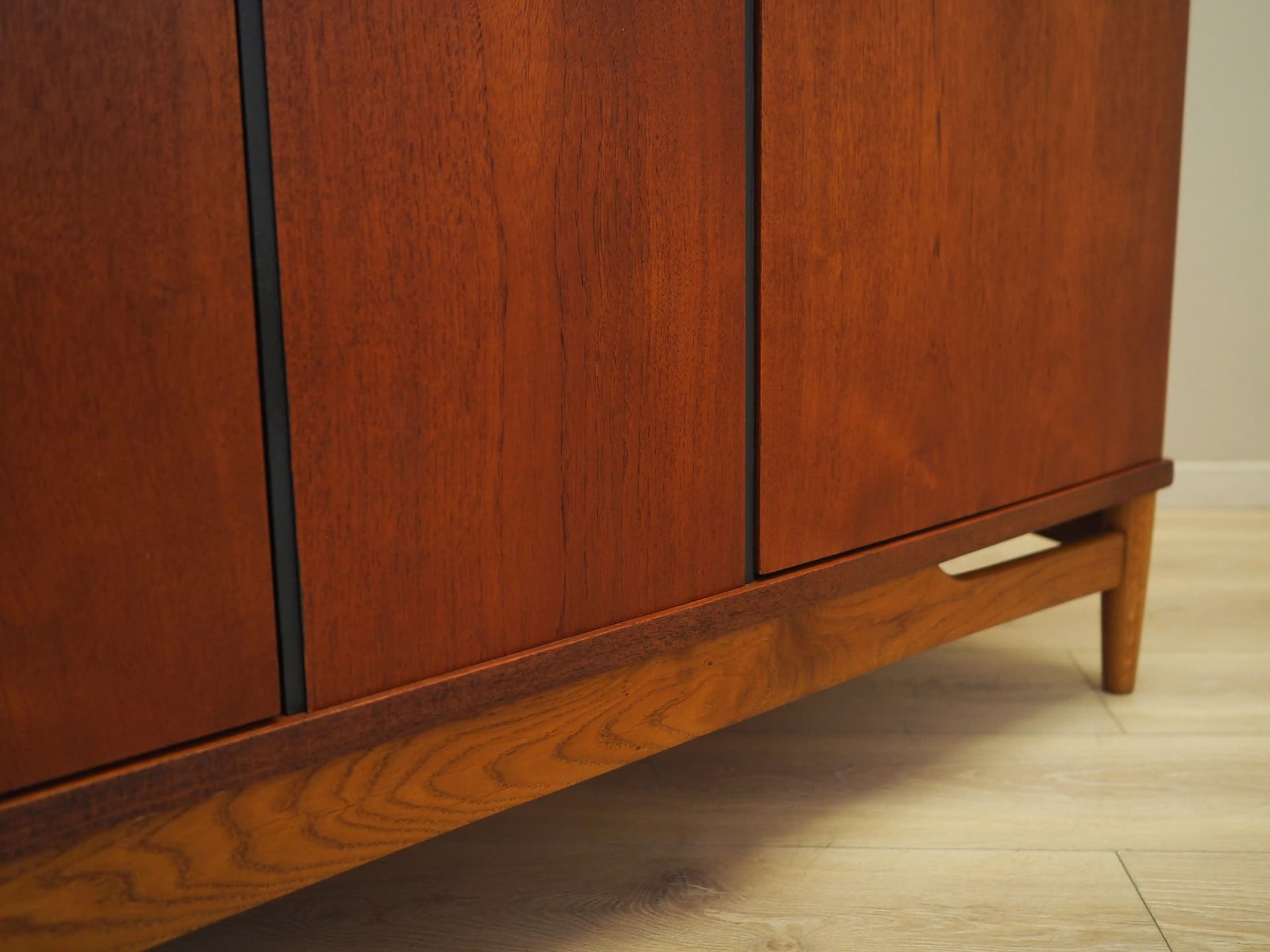 Wardrobe, orange teak, Denmark, 1960s. - 15206