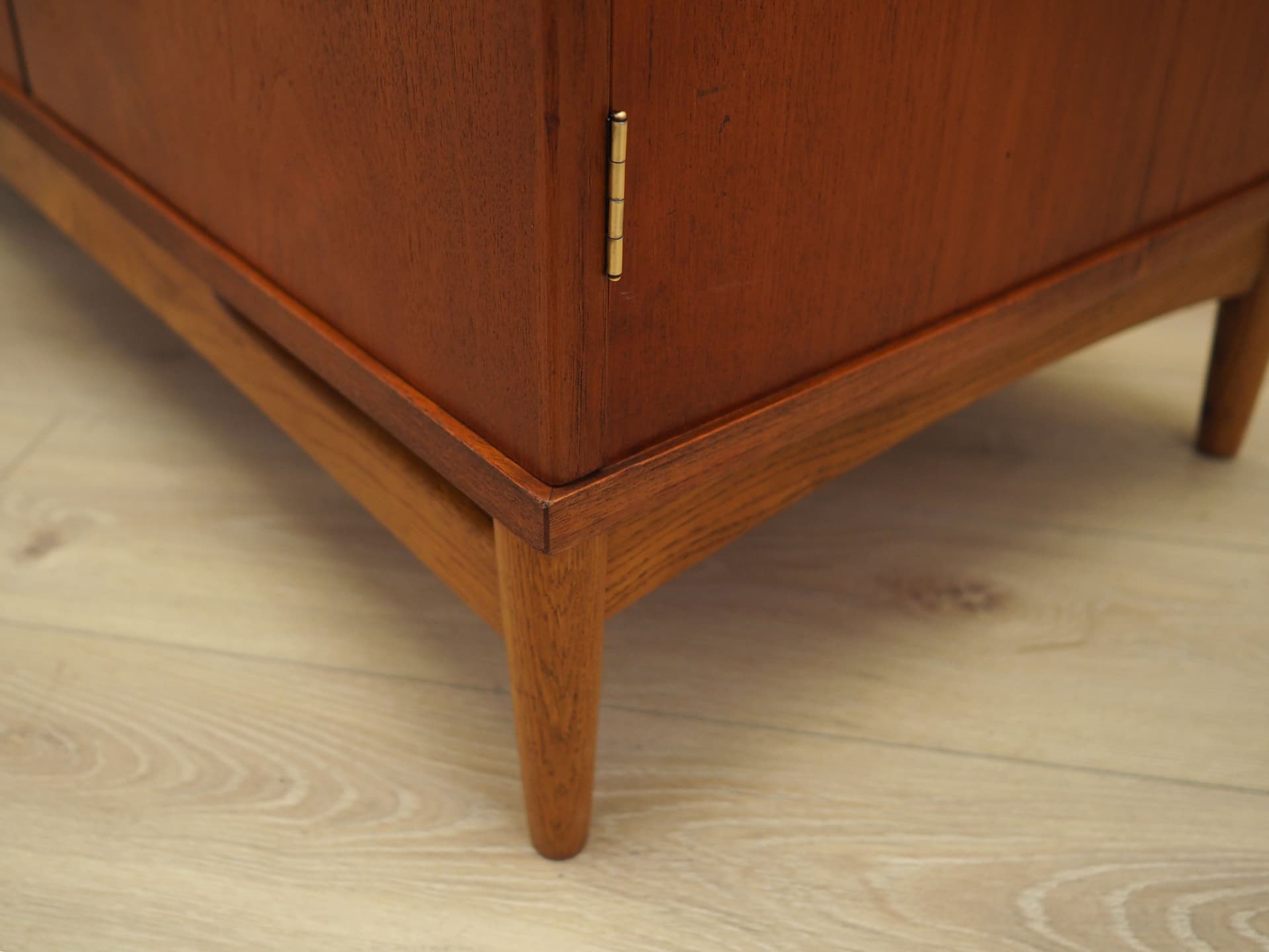 Wardrobe, orange teak, Denmark, 1960s. - 77189