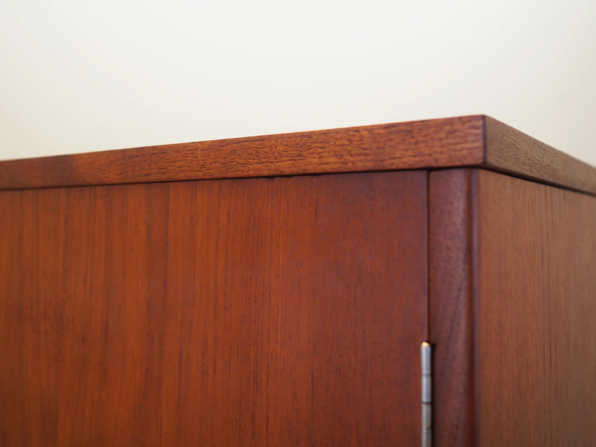 Wardrobe, orange teak, Denmark, 1960s. - 15203