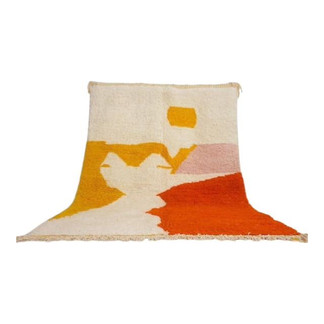 Dywan ręcznie tkany wełna 250x150 cm multikolor, Maroko - WYMIARY