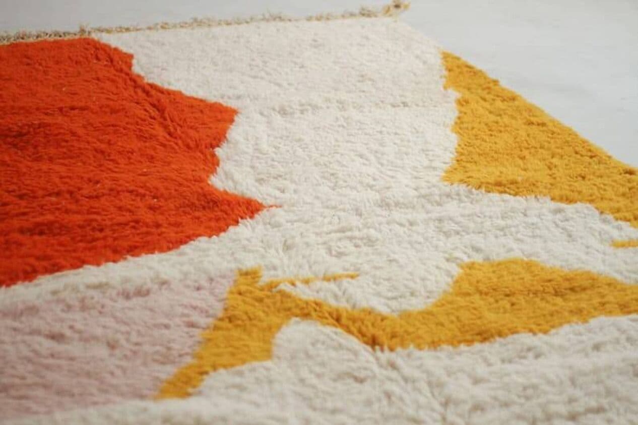 Dywan ręcznie tkany wełna 250x150 cm multikolor, Maroko - 209909