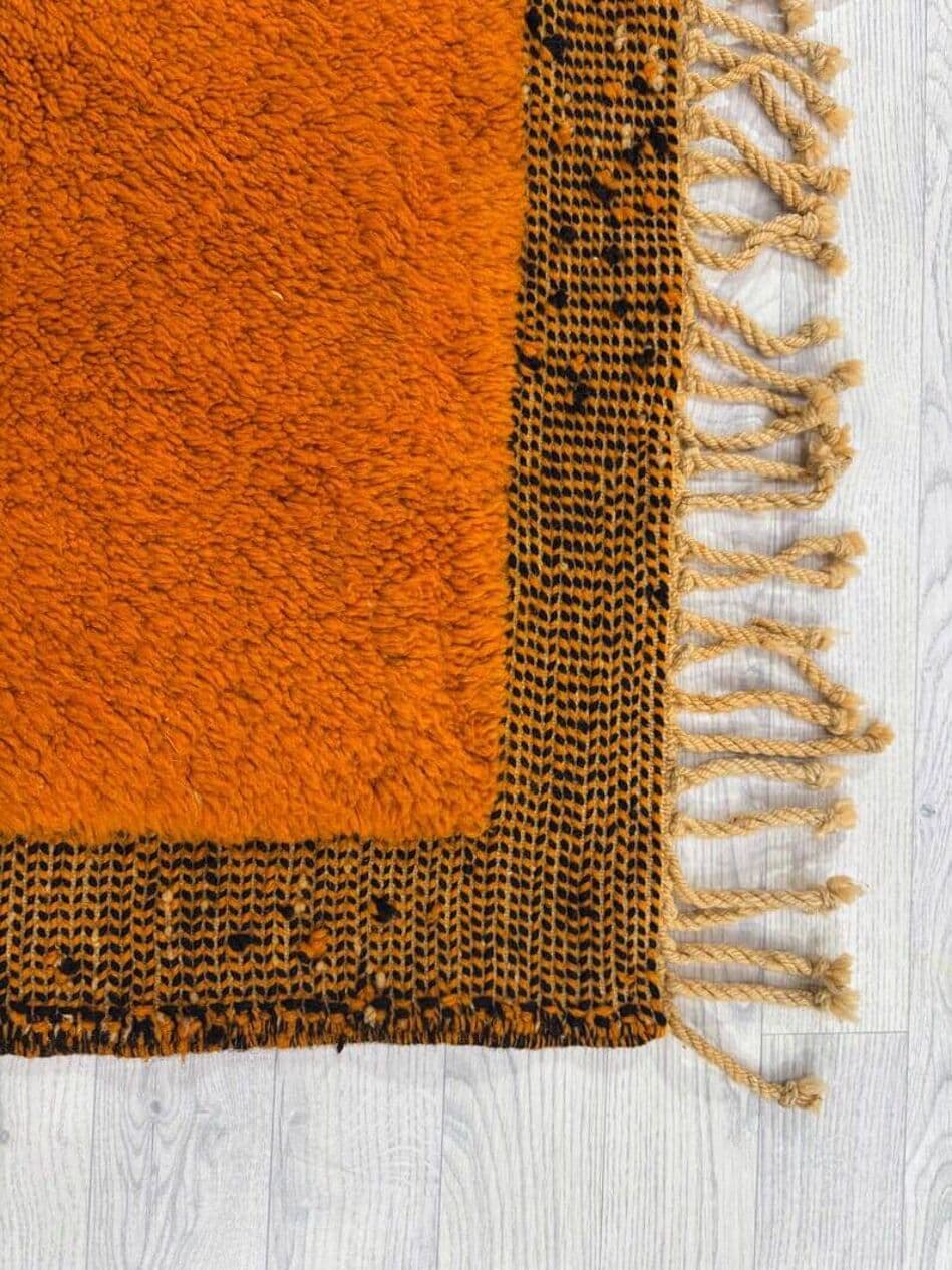 Ręcznie tkany dywan 150x250 cm, wełna, pomarańczowy, Maroko - 209894
