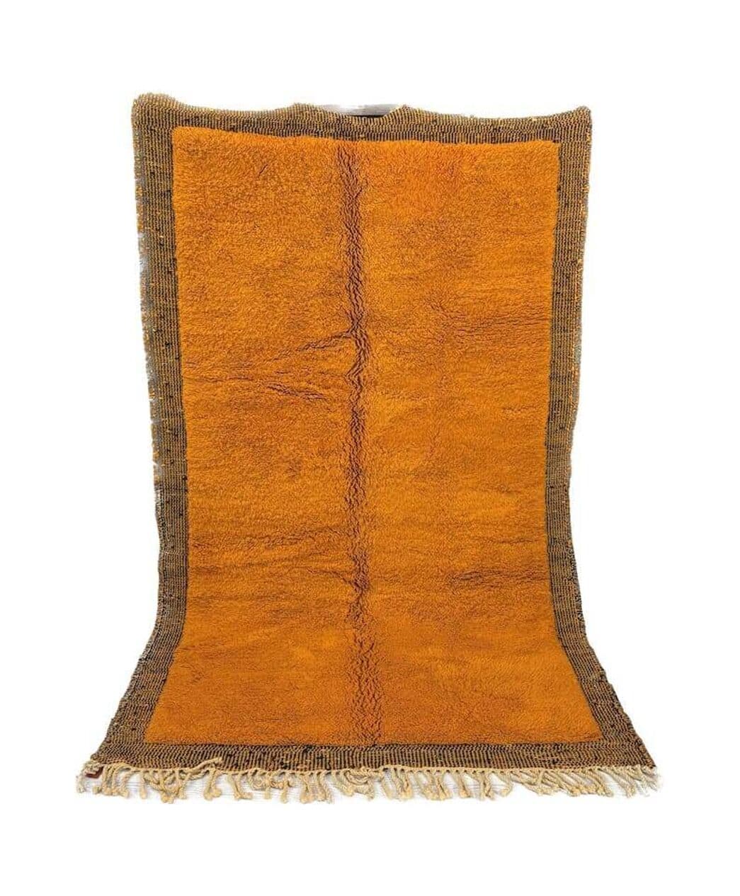 Ręcznie tkany dywan 150x250 cm, wełna, pomarańczowy, Maroko - 209897