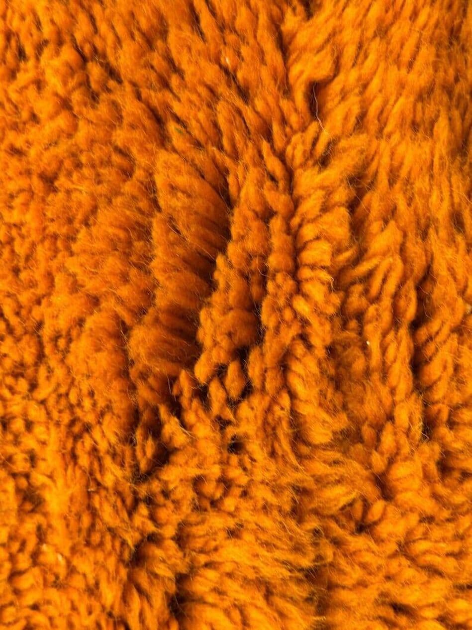 Ręcznie tkany dywan 150x250 cm, wełna, pomarańczowy, Maroko - 209895