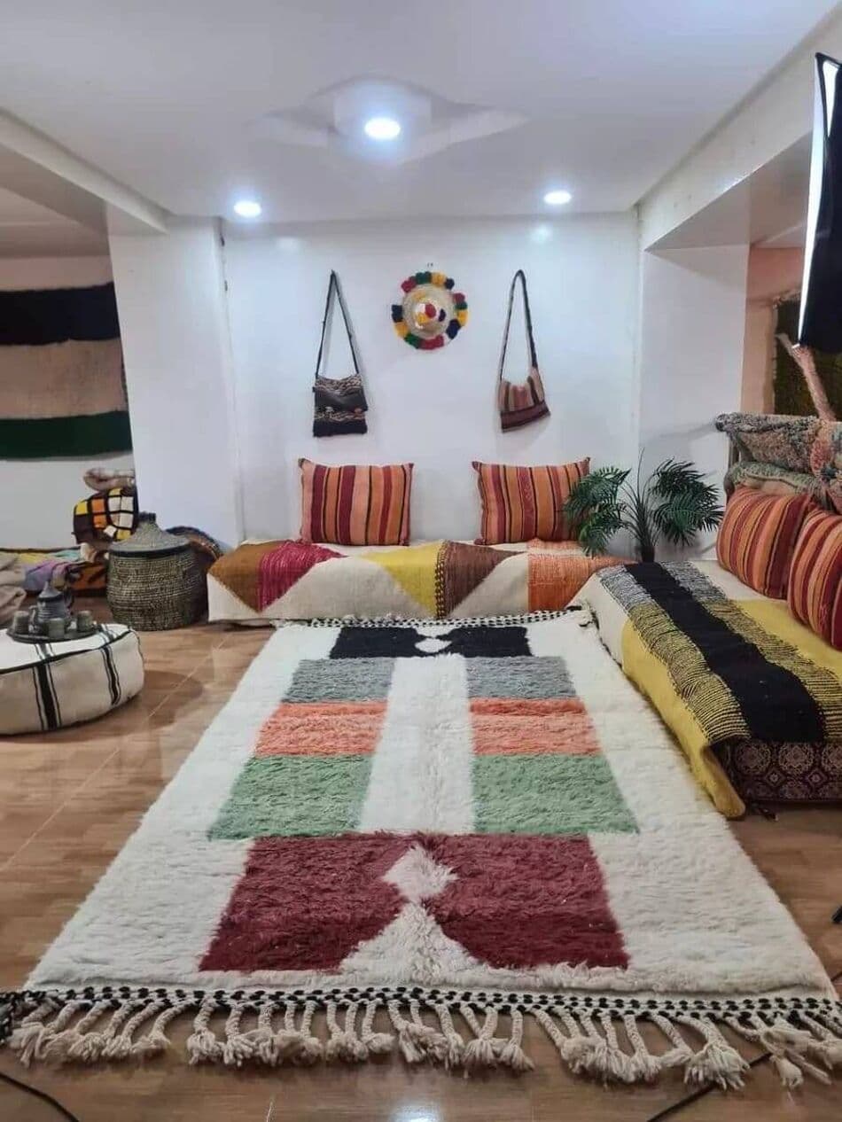 Dywan berberyjski wełniany 200x300 cm multikolor, Maroko - 209819