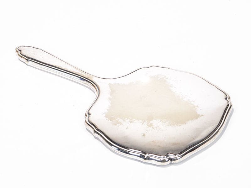 Hand Mirror Art Deco, silver glass, Denmark, 1930s. - 210233