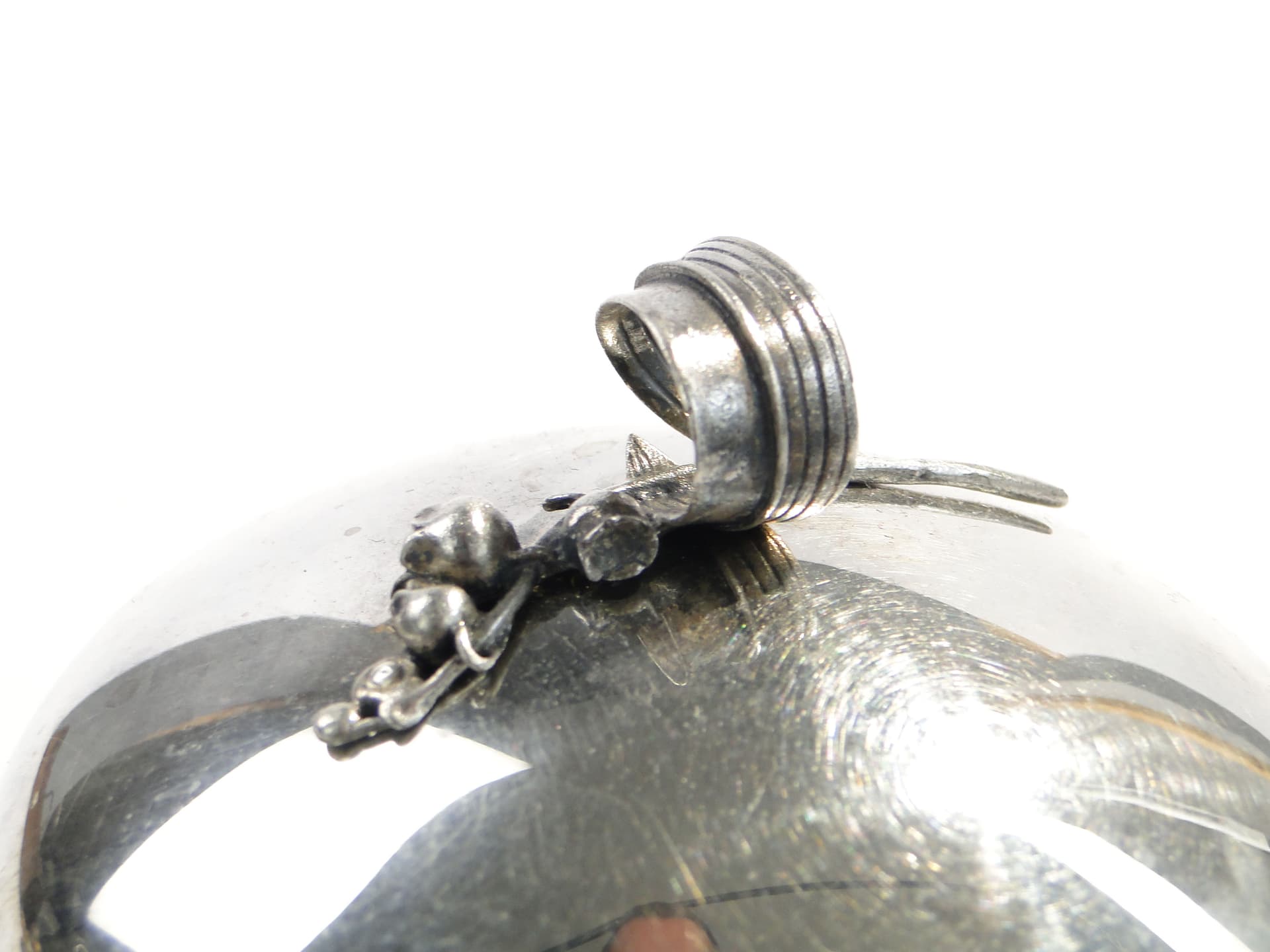 Cukierniczka Art Nouveau, srebro, Polska, lata 60. - 210237