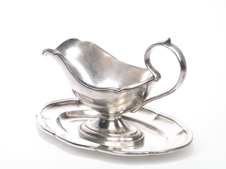 Sosjerka Art déco, srebrny metal, Krupp Berndorf, Niemcy, lata 20. - 210242