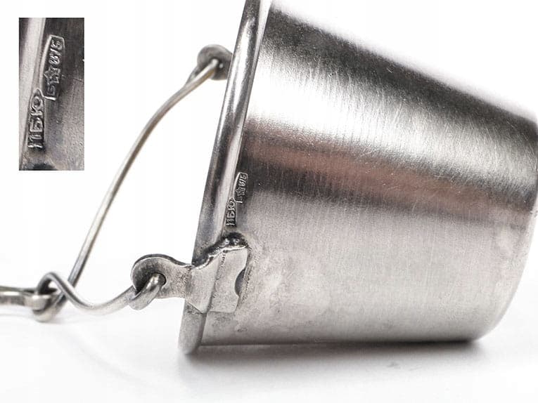 Sitko do herbaty, Art Nouveau, srebro, Rosja, lata 20. - 210256